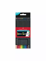 FABER-CASTELL | Lápices de colores Black Edition, estuche de cartón de 12 unidades | Sin color