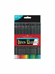 FABER-CASTELL | Lápices de colores Black Edition, estuche de cartón de 36 unidades | Sin color