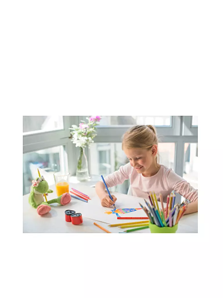FABER-CASTELL | Lápices de colores Colour Grip, estuche de cartón de 12 unidades | 