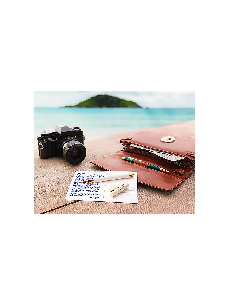 FABER-CASTELL | Neo Slim Pluma estilográfica, grosor de trazo M, oro malvavisco | 