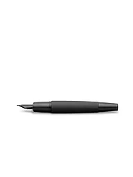 FABER-CASTELL | Pluma estilográfica "E-Motion" (negro puro) M | Sin color
