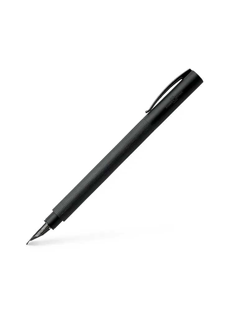 FABER-CASTELL | Pluma estilográfica Ambition All Black, grosor de trazo B, negro | 