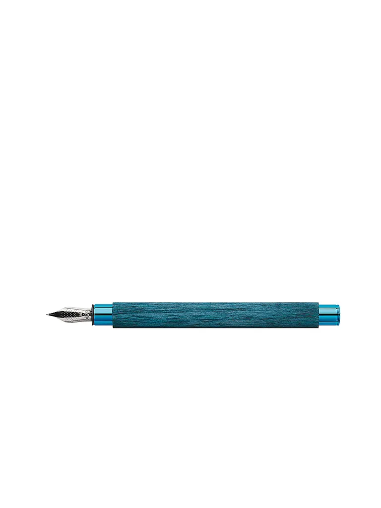 FABER-CASTELL | Pluma estilográfica AMBITION BLUE WOOD M | Azul