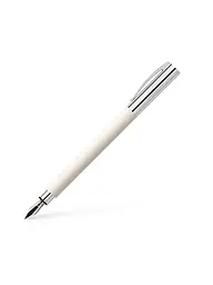 FABER-CASTELL | Pluma estilográfica AMBITION EDELHARZ CINEMATIC White | Blanco
