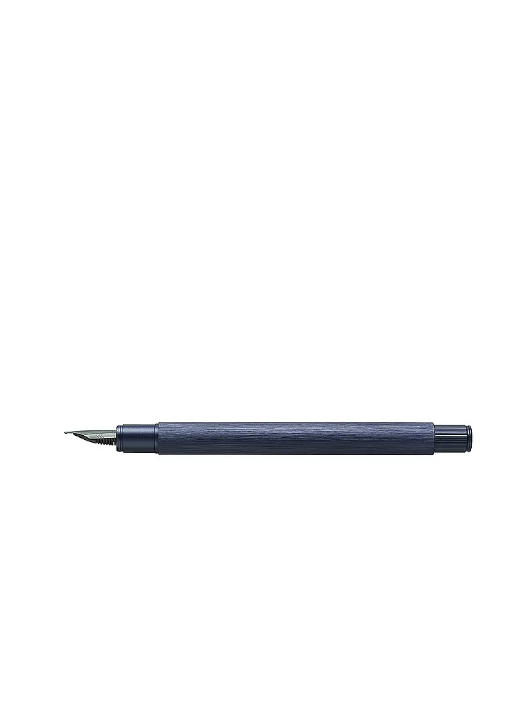 FABER-CASTELL | Pluma estilográfica de aluminio Neo Slim, grosor de trazo F, azul oscuro | 