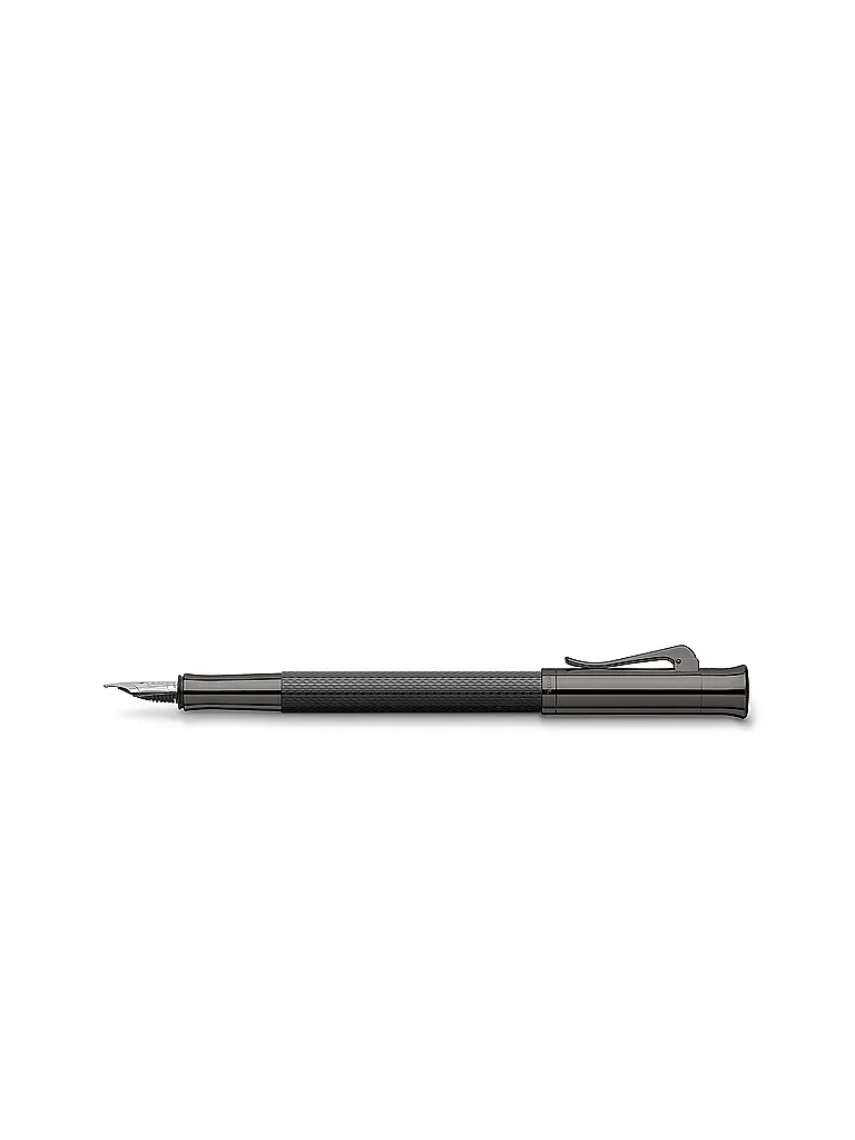 FABER-CASTELL | Pluma estilográfica Guilloche Black Edition, M | Negro