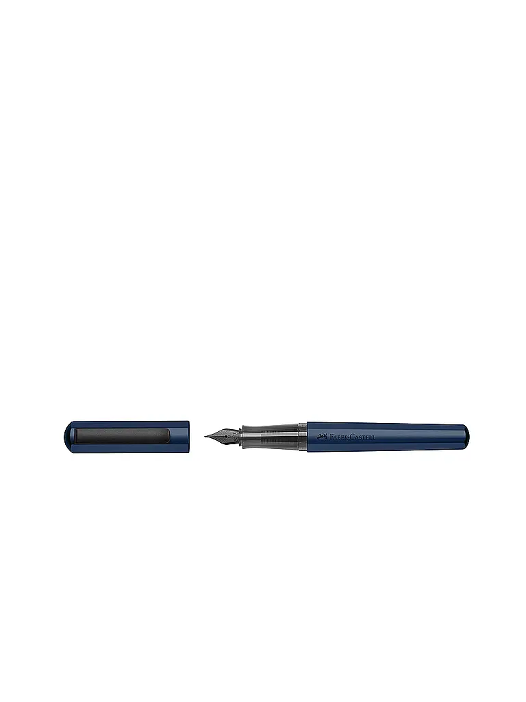 FABER-CASTELL | Pluma estilográfica Hexo Azul Ancho | 