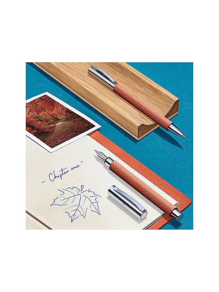 FABER-CASTELL | Pluma estilográfica OpArt Autumn Leaves Medium | 