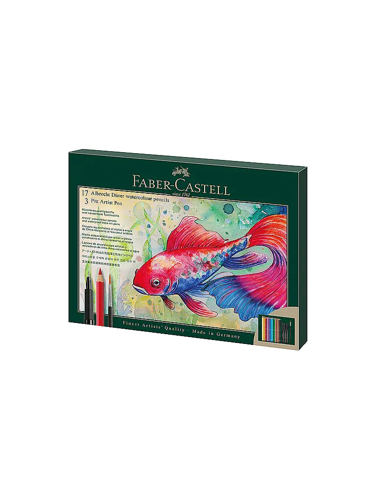 FABER-CASTELL | Set de lápices de colores de 21 piezas PITT ARTIST PEN | 