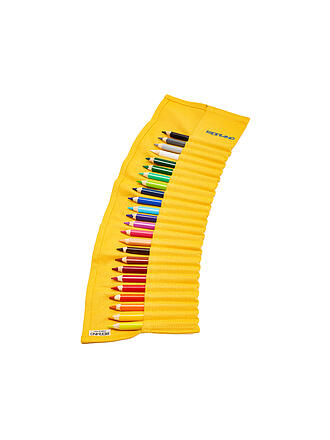 FABRIANO | Rollo de lápices de colores con 24 lápices de colores Yellow