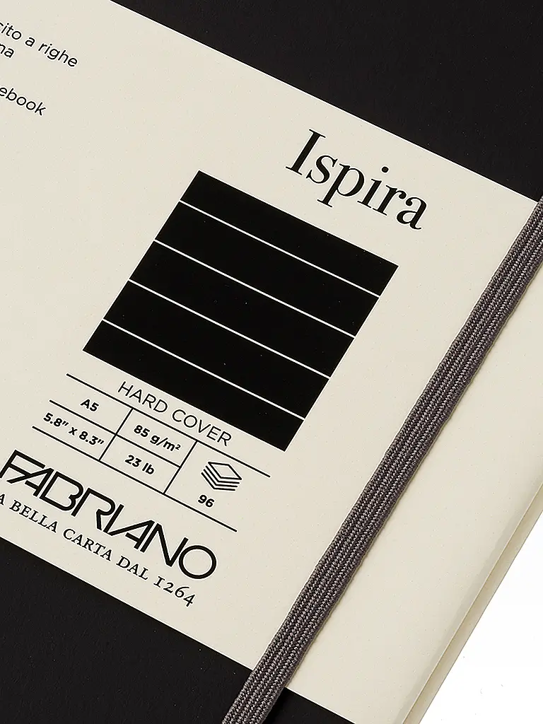 FABRIANO | Cuaderno ISPIRA A5 rayado Black | 