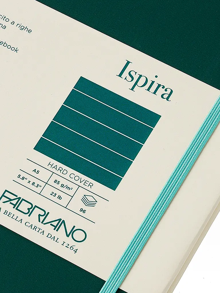 FABRIANO | Cuaderno ISPIRA A5 rayado verde | 