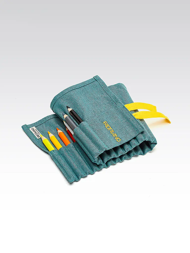 FABRIANO | Rollo de lápices de colores con 24 lápices de colores Aquamarina | 