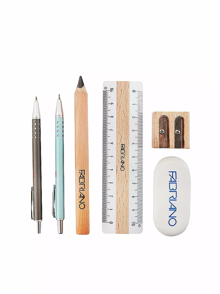 FABRIANO | Schreibset in Leinentasche | Multicolor