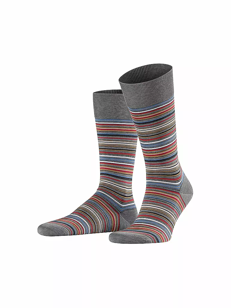 FALKE |  Socken "Microblock" 14041 (steel mel.) | Gris