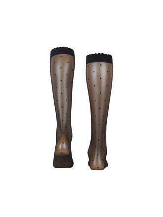 FALKE | Calcetines hasta la rodilla DOT 15 DEN negro