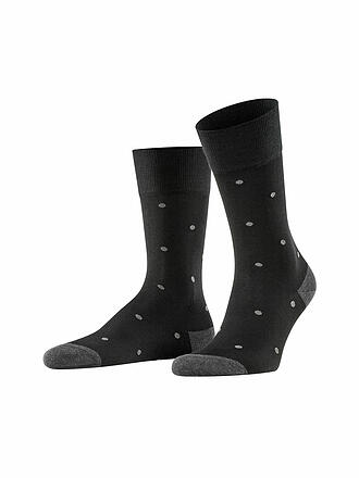 FALKE | Calcetines Dot antracita mel.