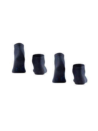 FALKE | Calcetines deportivos 2 unidades HAPPY azul marino oscuro