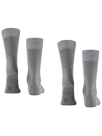 FALKE | Calcetines 2 unidades HAPPY gris claro melange
