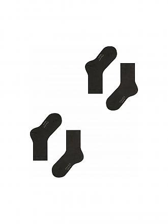 FALKE | Happy Calcetines para niños, paquete de 2 (negro)