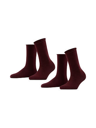 FALKE | Happy Calcetines Paquete de 2 barolo