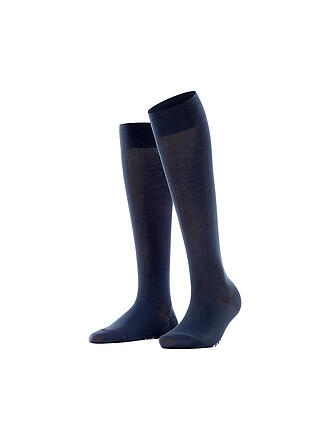FALKE | Calcetines hasta la rodilla COTTON TOUCH azul marino oscuro