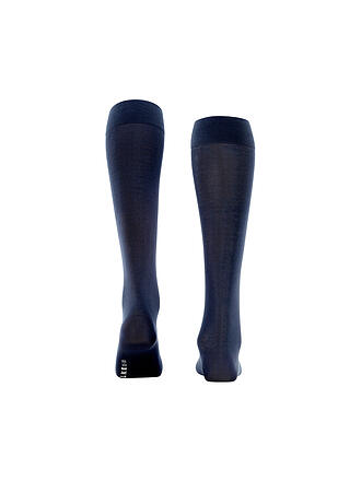 FALKE | Calcetines hasta la rodilla COTTON TOUCH azul marino oscuro