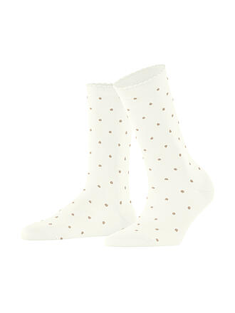 FALKE | Calcetines SPIKE DOT blanco roto