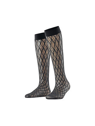 FALKE | Kniestrümpfe PURE SHORE NET black