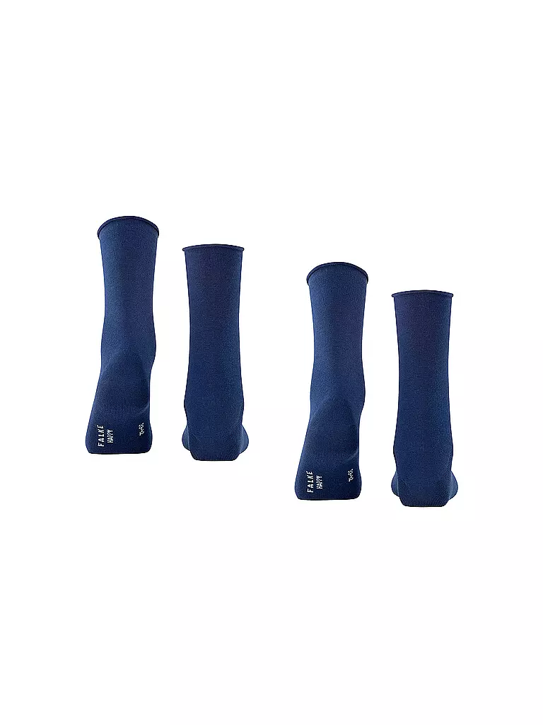 FALKE | Calcetines, paquete de 2 HAPPY azul royal | 