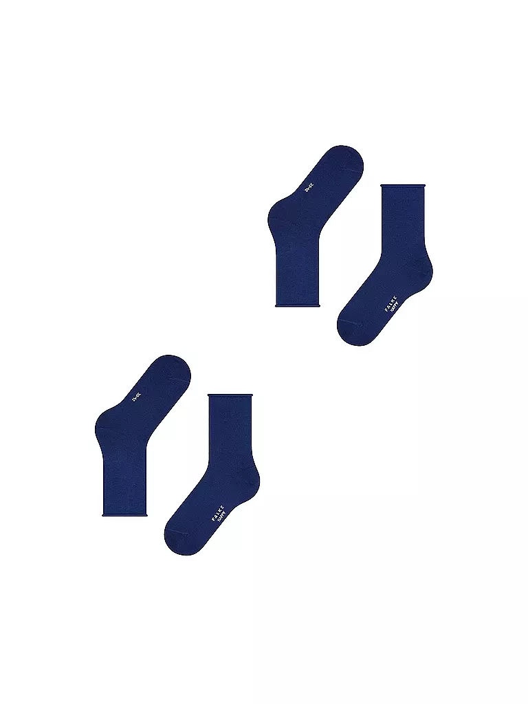 FALKE | Calcetines, paquete de 2 HAPPY azul royal | 