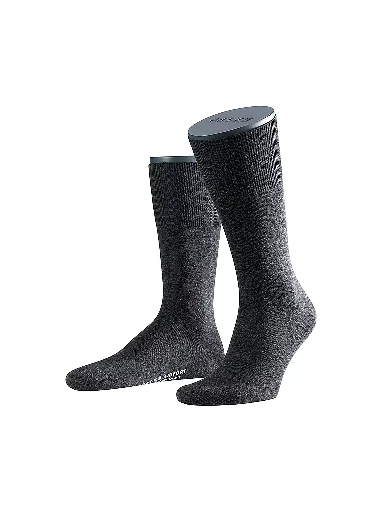 FALKE | Calcetines "Airport 14435" antracita mel | Gris