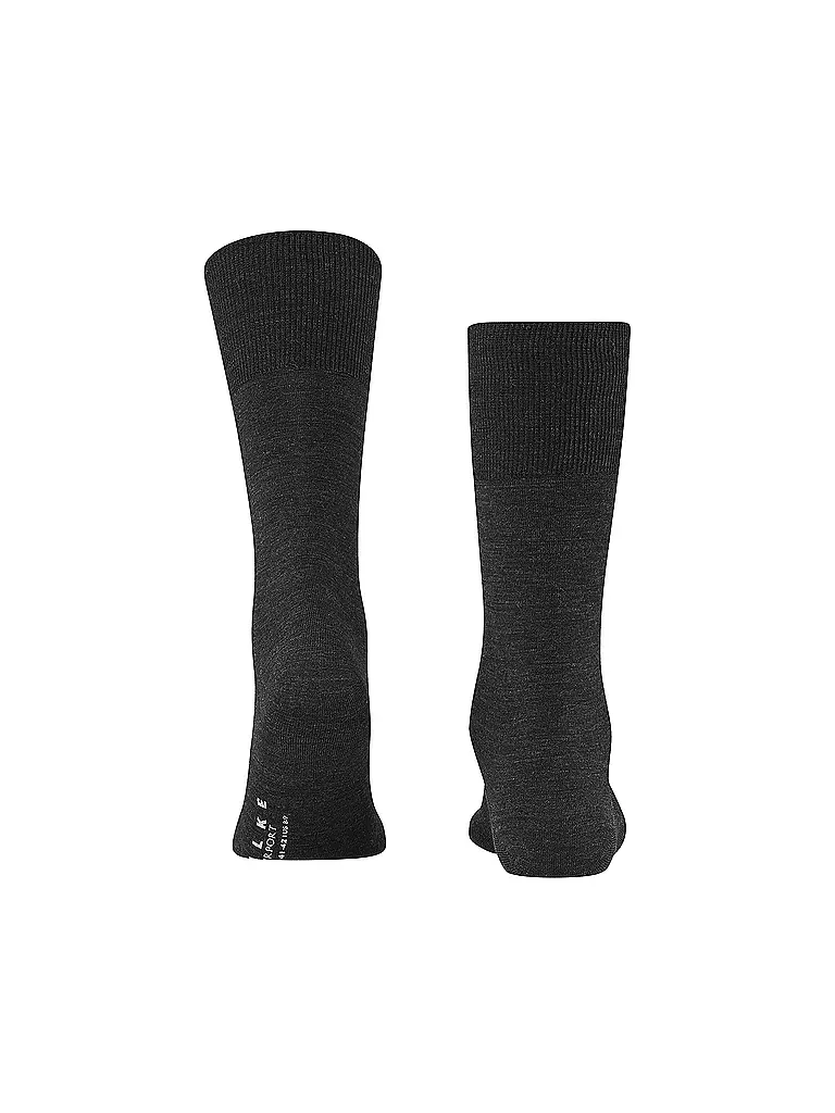 FALKE | Calcetines "Airport 14435" antracita mel | Gris