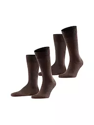 FALKE | Calcetines 2 unidades Pkg HAPPY marrón oscuro | Marrón