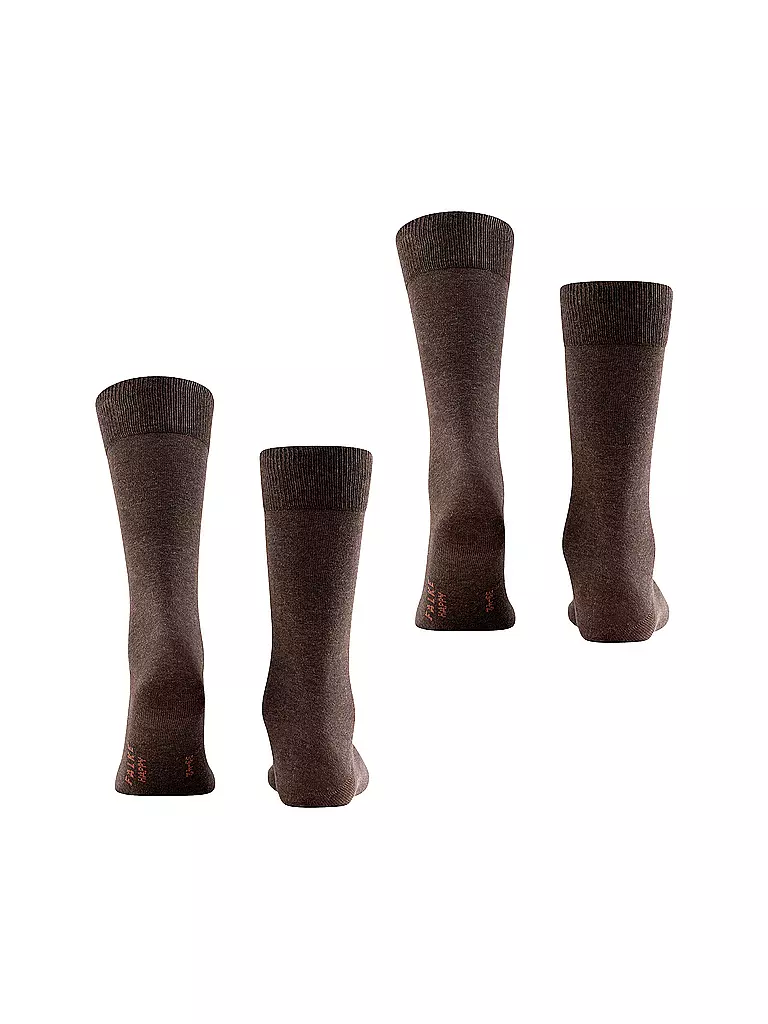 FALKE | Calcetines 2 unidades Pkg HAPPY marrón oscuro | Marrón