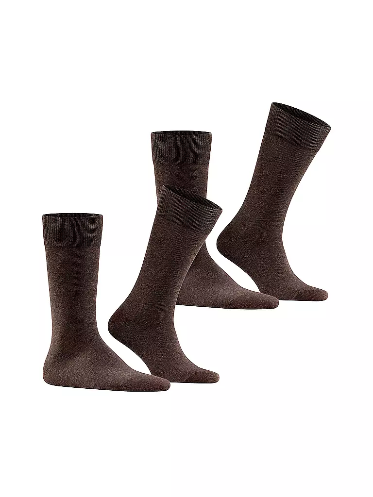 FALKE | Calcetines 2 unidades Pkg HAPPY marrón oscuro | Marrón