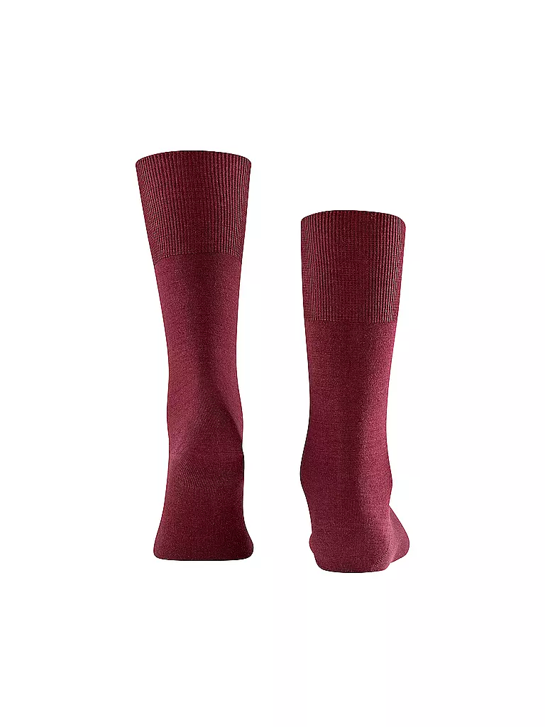FALKE | Calcetines Airport barolo | Rojo oscuro