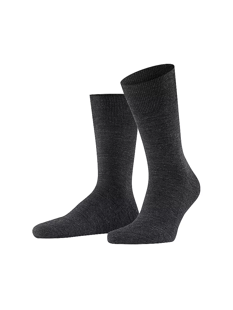 FALKE | Calcetines AIRPORT PLUS antracita jaspeado | Gris