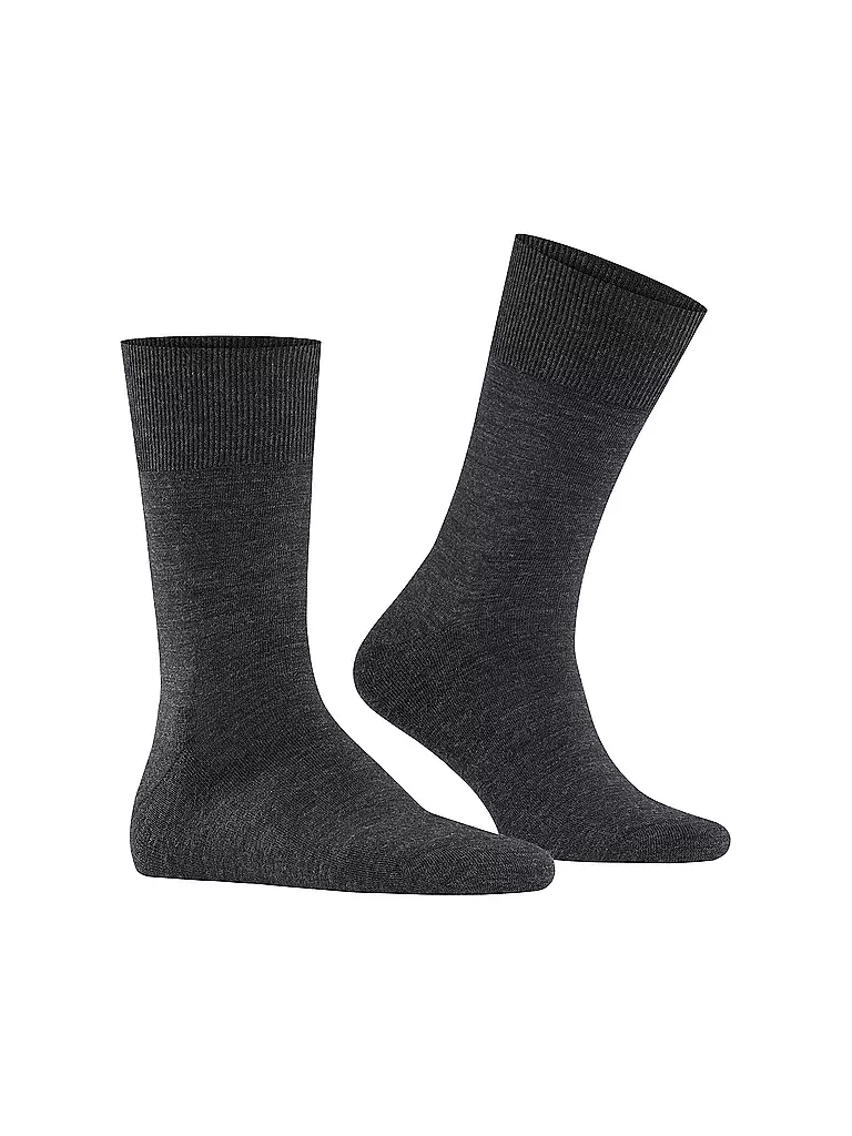 FALKE | Calcetines AIRPORT PLUS antracita jaspeado |
