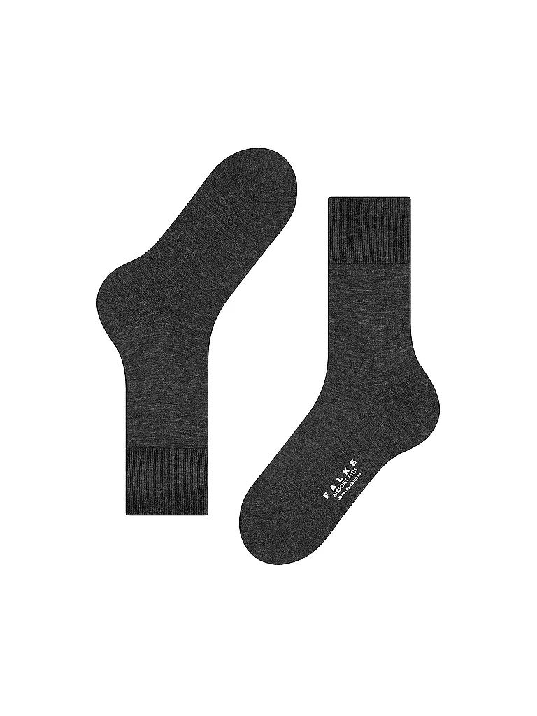FALKE | Calcetines AIRPORT PLUS antracita jaspeado |