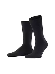 FALKE | Calcetines AIRPORT PLUS antracita jaspeado | Negro