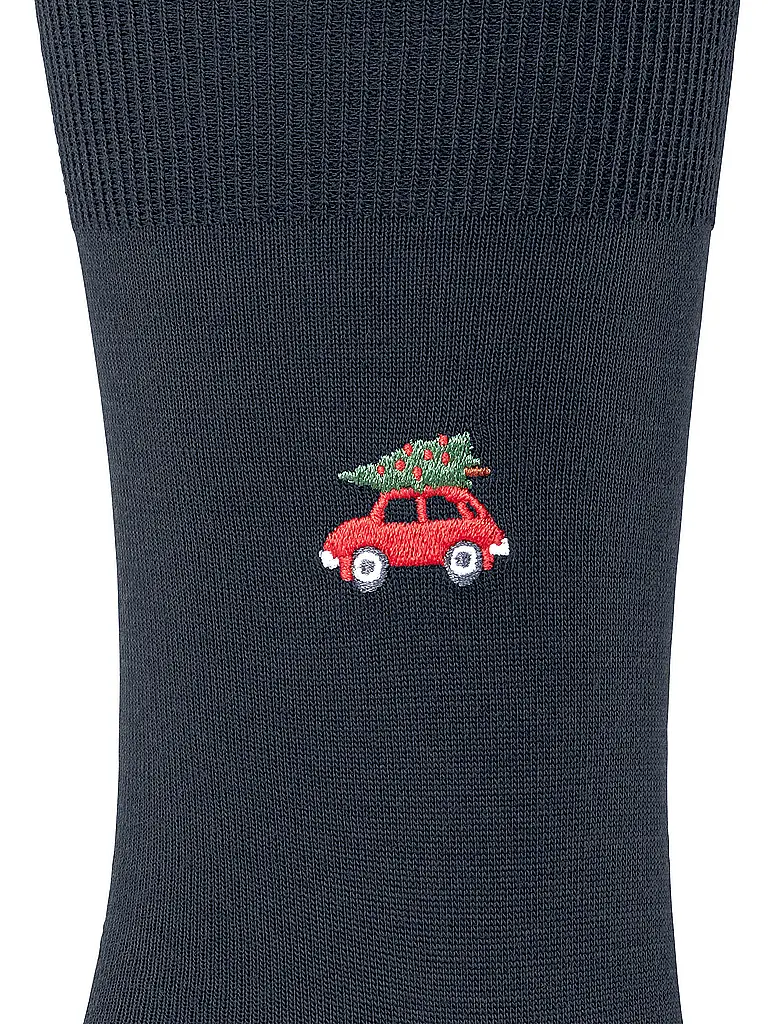 FALKE | Calcetines AIRPORT X-MAS CAR space blue | 