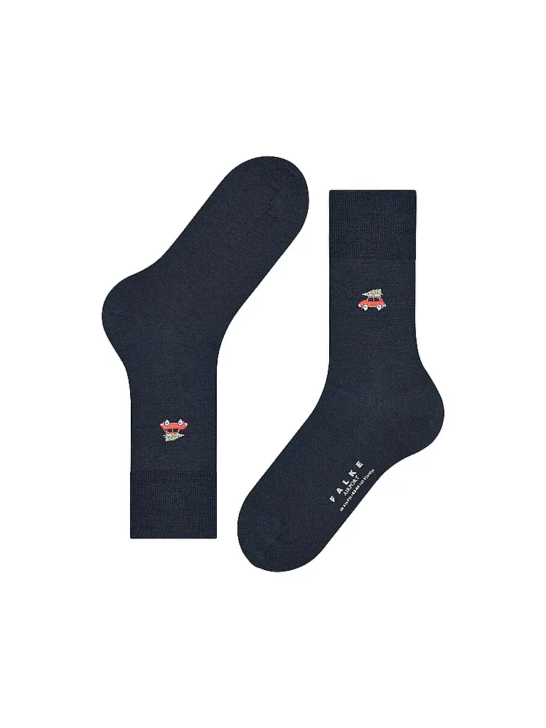 FALKE | Calcetines AIRPORT X-MAS CAR space blue | 