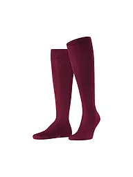 FALKE | Calcetines altos TIAGO barolo | Rojo oscuro