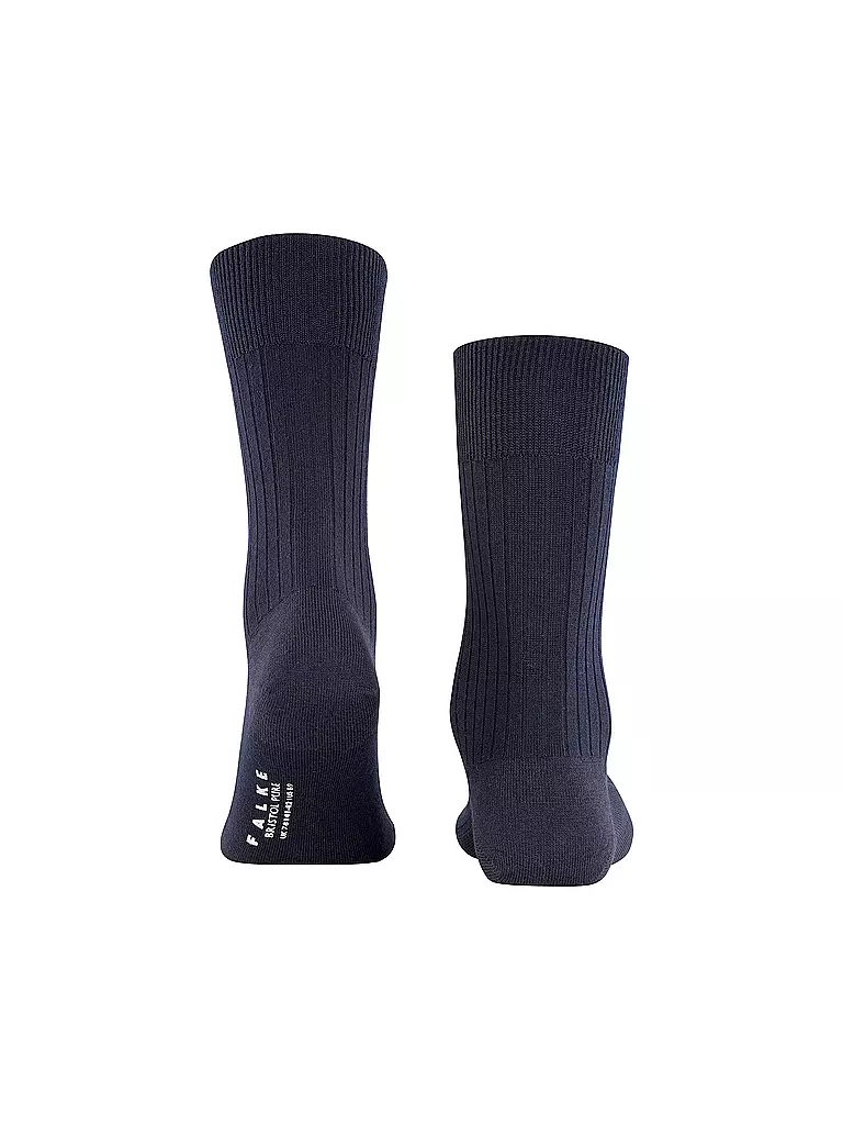 FALKE | Calcetines BRISTOL PURE azul marino oscuro | Azul