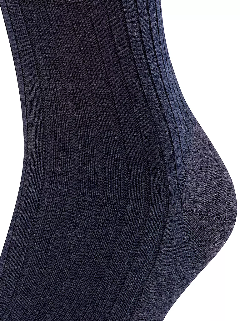 FALKE | Calcetines BRISTOL PURE azul marino oscuro | Azul
