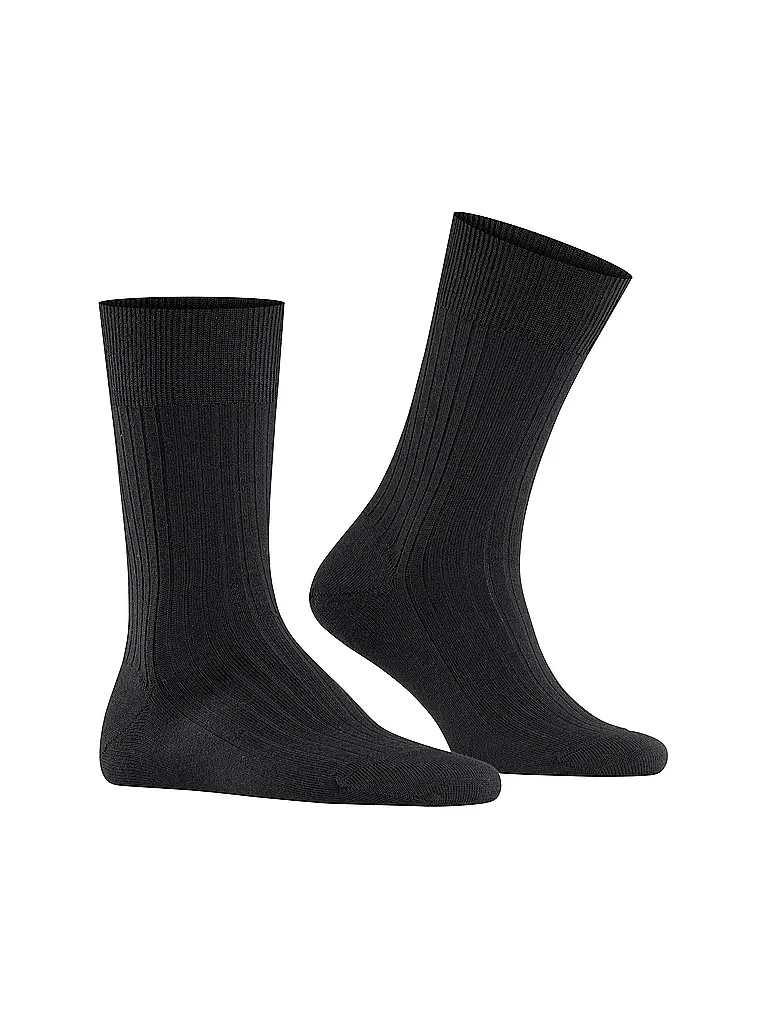 FALKE | Calcetines BRISTOL PURE black | Negro