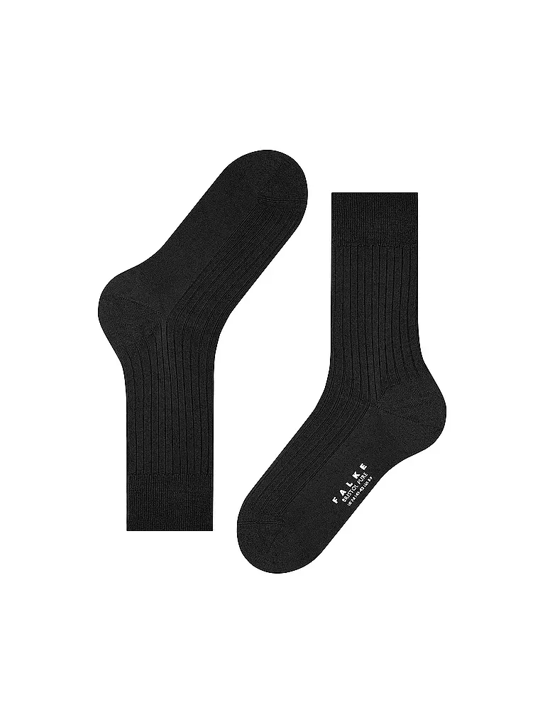FALKE | Calcetines BRISTOL PURE black | Negro