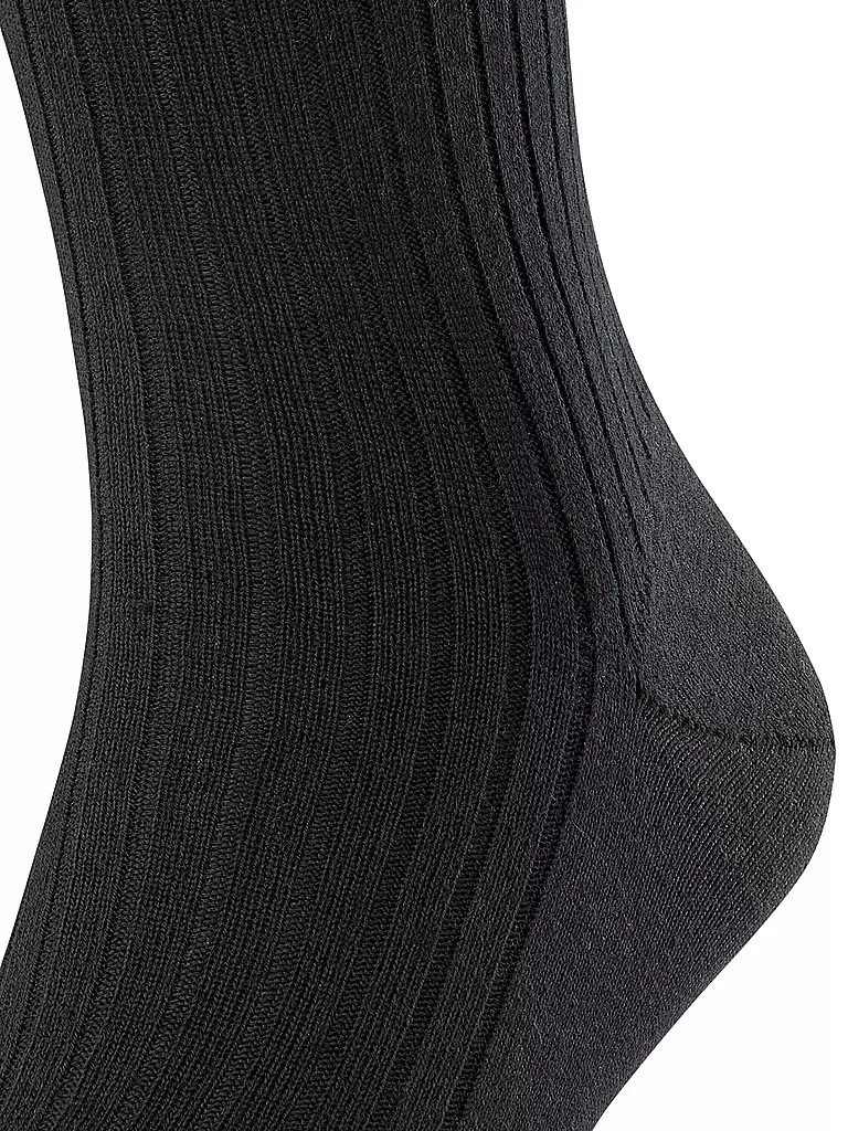 FALKE | Calcetines BRISTOL PURE black | Negro