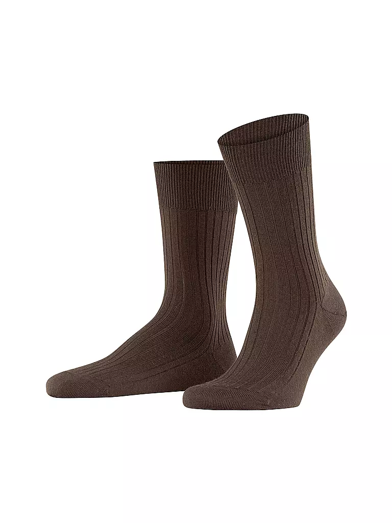 FALKE | Calcetines BRISTOL PURE marrón | Marrón